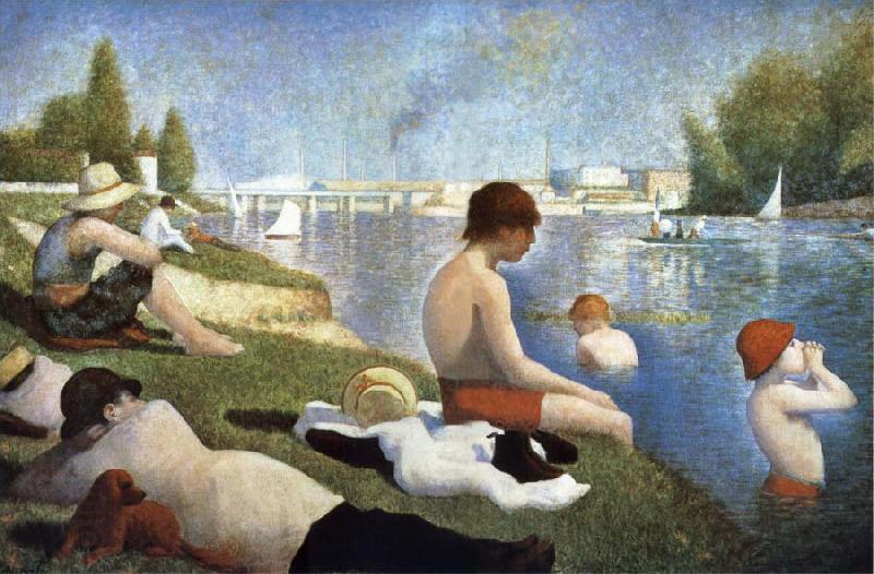 Georges Seurat Bathers of Asnieres China oil painting art